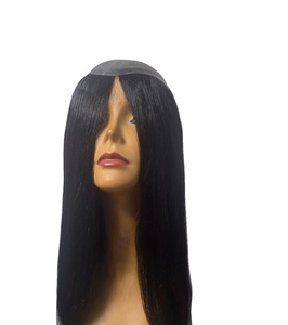 Light <b>Brown</b> Brazilian Remy Human Hair Topper for Women High Density 150% Tangle Free 20 Inches <b>Medium</b> Length Glueless for Base - Product Image 3