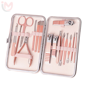 Professional 10 in 1 <b>Nail</b> <b>Kit</b> Stainless Steel Manicure Tools Set with Case Portable Grooming Beauty Accessories for Adults - Product Image 3
