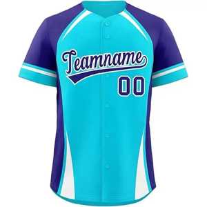 Camiseta de Béisbol de Último Diseño en Varios Colores, Estilo con Botones, Ropa para Exteriores - Product Image 2