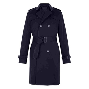 Manteau Trench Classique Homme Coupe Slim Respirant Écologique 100% Polyester Simple Boutonnage Hiver – Grande Vente - Product Image 1