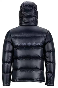 NADRUB EU US Size Unisex <b>Winter</b> Windbreaker Puffer Bomber Fleece Outdoor <b>Long</b> Casual Stand Collar Front Logo <b>Jacket</b> - Product Image 3