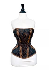 คอร์เซ็ตของผู้หญิงวินเทจชุดกระชับสัดส่วนเซ็กซี่แบบโอเวอร์บัสเทจคอร์เซ็ทผ้าบอร์เคดระบายอากาศทันสมัยสำหรับขนาดใหญ่พิเศษ - Product Image 2
