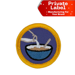 Parches Bordados Personalizados de Alta Densidad, Etiquetas Duraderas para Coser en la Ropa, Parches EM para Ropa, Apliques con Logotipo Bordado Personalizado - Product Image 1