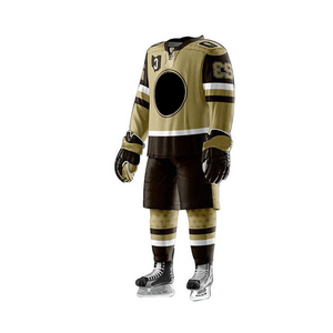 Comfortable Adult Size <b>Ice</b> Hockey Uniform Sets in Stock 100% Polyester Eco-Friendly Windproof Breathable Anti-Bacterial - Product Image 2