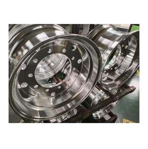 8.25x24.5 Aluminum Alloy Truck Rim Lightweight Durable <b>Wheel</b> for Semi Trailer Use - Product Image 4