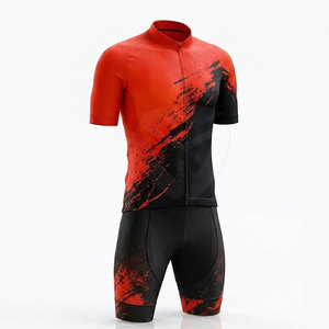 High Quality Men Cycling Uniform Quick Dry Jersey and Comfortable Bib Shorts for Endurance Racing and Daily Cycling - Product Image 4