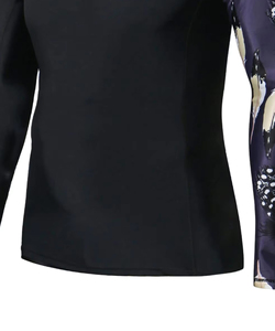 T-shirt de protection anti-UV à séchage rapide imprimé sur mesure, vêtements de sport compressifs pour activités de plein air, gym, fitness, entraînement et natation - Product Image 4