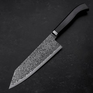 Cuchillo de Chef de Acero de Damasco Hecho a Mano con Diseño Vikingo, Mango de Madera, Estilo Industrial, Hoja de 8-9.9 Pulgadas, Extra Afilada, Ambidiestra - Product Image 1