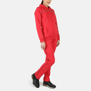 Women Tracksuit <b>Matching</b> Set <b>Long</b> Sleeve Zipper Jacket and Jogger Bottoms for Training or Stylish Outfits - Product Image 2