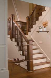 Modern Staircase Solid Poplar White Primed Box Newels Excellent Quality Bulk Supply Good Price Wholesale EFS - Product Image 6