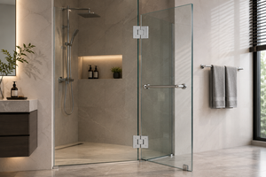 360 Degree Shower Glass Door Glass to Glass Brass Hinge for Shower Room Bathroom - Product Image 2