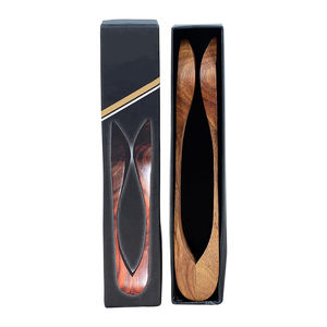 Cuillère musicale en bois naturel durable, instrument de percussion folklorique fait à la main pour les musiciens, les étudiants et les débutants - Product Image 5