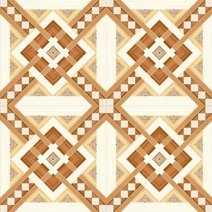 Ceramic Digital 400x400mm Wood Flooring Tiles Glazed Marble Look Carpet Design For Hall Kitchen Bathroom Sensory Floor Tile - Product Image 3