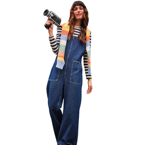 Mono sin Mangas de Pierna Ancha para Mujer, Calidad Premium, Fabricante de Ropa OEM ODM - Product Image 2