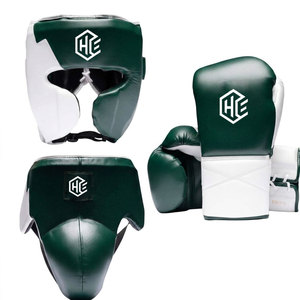 Ensemble de boxe de qualité supérieure, couleurs personnalisées, 100% cuir de vachette, confortable, écologique, protection optimale - Product Image 1