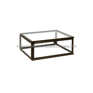 Caja de joyería con forma de diamante para decoración, organizador de almacenamiento de joyas, cajas de vidrio de calidad premium - Product Image 3