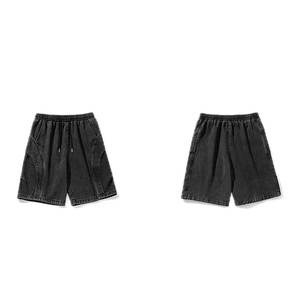 Vente en gros de shorts de combat en polyester mi-coton pour hommes, vêtements de sport respirants à la dernière mode, shorts de bain tricotés décontractés en toile - Product Image 1