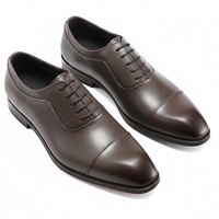 Chaussures habillées en cuir véritable de haute qualité pour hommes, personnalisables, vente en gros