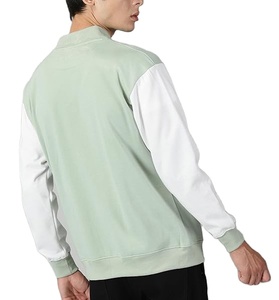 Blouson de baseball réversible en polaire brodé pour homme, avec capuche, style Letterman, pour l'hiver et l'extérieur, en tissu - Product Image 5