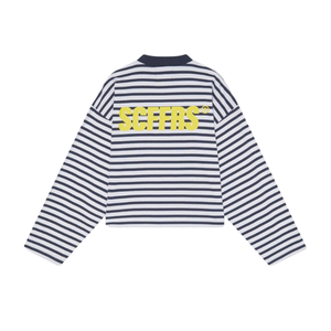 Sudadera bordada de cuello alto de gran tamaño, ropa de calle de algodón personalizada, estilo de lujo - Product Image 1