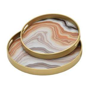 Indian Manufactured <b>Epoxy</b> Resin Serving Tray Elegant Handmade Home Decor for Coffee <b>Table</b> Vanity Available for Wholesale - Product Image 2