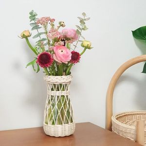 Rattan bud vases <b>small</b> holder pot flower display vase for <b>table</b> banquet centerpiece lowest price - Product Image 5