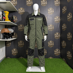Overol de Trabajo de Manga Larga, Tipo Twill, para Mecánicos, Ropa de Trabajo Industrial Resistente para Hombre, Overol de Algodón de Manga Larga - Product Image 4