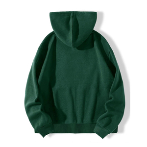 Best Selling 2026 Winter Arrival Men Casual Rhinestone <b>Thick</b> <b>Fleece</b> 100% Cotton Solid High Quality Breathable Pocket Hoodies - Product Image 2