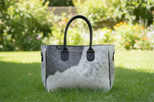 Bolso Tote de Cuero Vacuno de Lujo para Mujer, con Piel Natural, Cierre Abierto, Bordado, Multifuncional, para Verano/Otoño, LHTB-0049 - Product Image 3