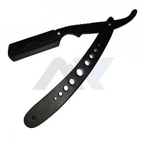 Rasoir de sécurité à lame droite de qualité supérieure pour barbier, 100% acier inoxydable, rasoir pour hommes, résistant à la rouille, lame remplaçable - Product Image 1