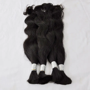 Extensions de cheveux ondulés humains lisses et soyeux pour une apparence élégante et naturelle qui est légère et douce - Product Image 4