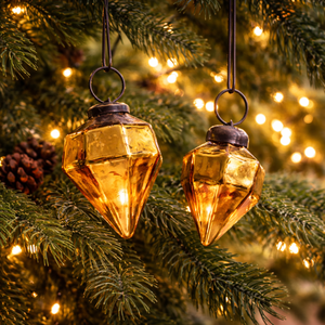 Adorno Colgante de Cristal Mercurizado con Forma de Diamante para Árbol de Navidad, Decoración Navideña para el Hogar, Venta al por Mayor |   Proveedor Fabricante Global - Product Image 2