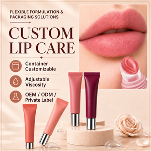 Matte Lipstick <b>Tube</b> <b>Plastic</b> Cosmetic Container with Screw Cap Custom Screen Printing Packaging - Product Image 5