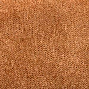 Fauteuil d'appoint sans accoudoirs en tissu chenille orange contemporain Pisano avec coussin pour salon - Product Image 6