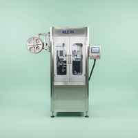 Machine d'étiquetage automatique à air chaud haute vitesse pour manchons thermorétractables, pour aérosols, bouteilles, papier, bois, multicolore, avec surveillance à distance