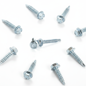 OEM/ODM Red Painted Hex Washer Head Steel Screws - Heavy Roofing <b>Fastener</b> Factory Wholesale - Product Image 6