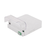 Boîtier mural Damu FTTH 1 ou 2 fibres avec adaptateur SC, plaque terminale de surface intérieure en PC ABS pour câble de branchement