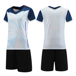 Uniformes de voleibol personalizados al por mayor, camisetas y pantalones cortos con sublimación completa, 100% poliéster, uniformes impresos para equipos - Product Image 2