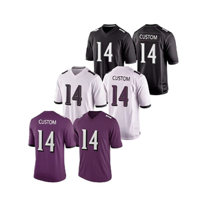 Jersey de Fútbol Americano Cosido de Estilo Nuevo y Diseño Personalizado de la Mejor Calidad, Transpirable, para Hombre - Product Image 2