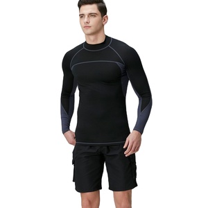 Protectores de erupción OEM al mejor precio para hombres, ropa de compresión, tela elástica de manga completa que absorbe la humedad, protectores de erupción a la mejor venta - Product Image 3