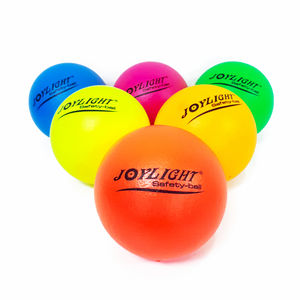 Dodgeball Jouet 6 pouces (152mm) UV Réactif Jaune PU Mousse Sport Style - Product Image 2