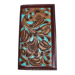 กระเป๋าสตางค์หนังวัวลายสัตว์แบบยาว ดีไซน์วินเทจ ป้องกัน RFID ปิดแบบกระดุม ซับในหนังแท้ รุ่นใหม่ล่าสุด - Product Image 1