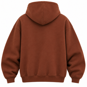 Sweat-shirt à capuche pour homme, coupe oversize, avec broderie sur la poitrine, en molleton de coton épais, coupe décontractée, vêtements décontractés OEM - Product Image 4