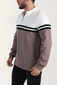 เสื้อสเวตเชิ้ตแขนยาวคอซิป 1/4 สำหรับผู้ชาย Ever Glow รุ่นปรับแต่งได้ ผลิตจากผ้าฟลีซ โพลีเอสเตอร์/คอตตอน 100 กรัม เป็นมิตรต่อสิ่งแวดล้อม - Product Image 2