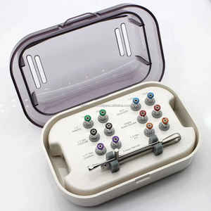 Kit d'expansion osseuse dentaire en acier, outil chirurgical sûr pour la préparation du site d'implantation, adaptateur à cliquet ergonomique manuel, certifié CE OEM - Product Image 4