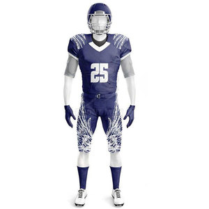 Uniforme de football américain personnalisable en gros, respectueux de l'environnement, à manches courtes, pour équipes, clubs et écoles, différentes tailles et couleurs - Product Image 5