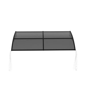 Tettoia 40x80 Pollici per Protezione da UV, Pioggia e Neve, con Scarico Acque e Finestra, per Ingresso Esterno, Porta, Veranda, Patio, Esterni - Product Image 1