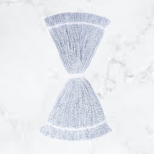 KSR Premium Blue&White Quick Dry <b>Mop</b> High-Quality Reusable Design with Efficient 4 Side Wringing System & Durable 2" White Band - Product Image 1