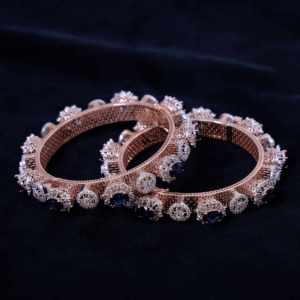 Luxury Trendy Rhodium Plated Filled Diamond Women's 14K <b>Rose</b> <b>Gold</b> Pacheli <b>Bangle</b> Lab Grown 10.74 CT Oval Cut EF Color IGI - Product Image 5