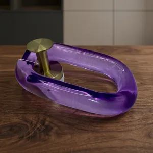 Lavender Epoxy <b>Resin</b> Link Chain Customized Shape Artistic Handmade Custom Color & Size Home Decoration Artizon Studio - Product Image 2